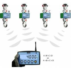 Dinamometro MCWNRF con display remoto configurabile in serie