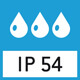 Protezione antispruzzo ed antipolvere IP54